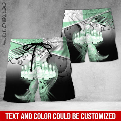 Custom Bowling Aloha Hawaiian Shirt - Bowling Bowl Pattern And Beer Personalized Name Hawaiian Shirt For Men & Women, Bowling Lover - Amzanimalsgift