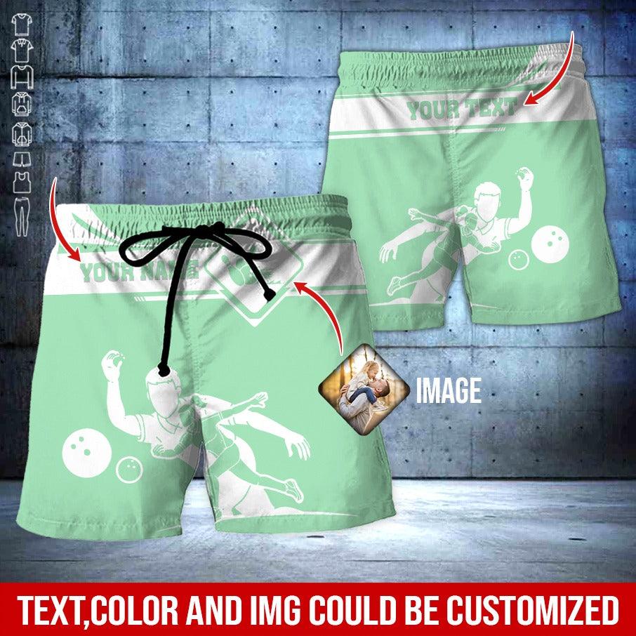 Custom Bowling Aloha Hawaiian Shirt - Colorful Men & Women Playing Bowling Personalized Name Hawaiian Shirt For Men & Women, Bowling Lover - Amzanimalsgift