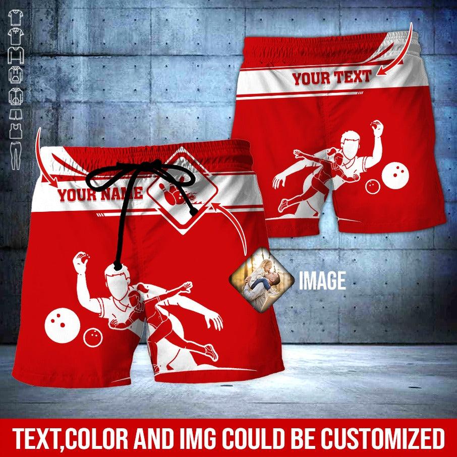 Custom Bowling Aloha Hawaiian Shirt - Cool Men & Women Playing Bowling Personalized Name Hawaiian Shirt For Men & Women, Bowling Lover - Amzanimalsgift