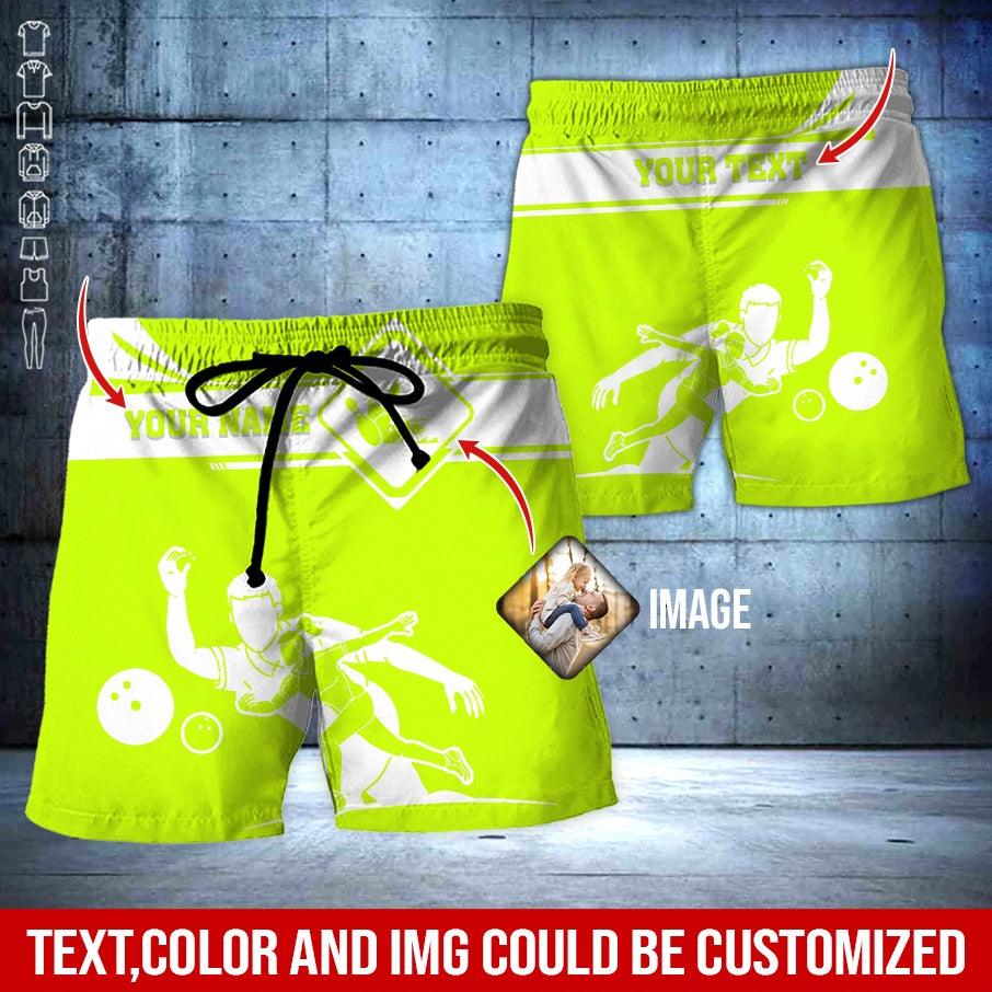 Custom Bowling Aloha Hawaiian Shirt - Men & Women Playing Bowling Personalized Name Hawaiian Shirt For Men & Women, Bowling Lover - Amzanimalsgift