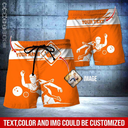 Custom Bowling Aloha Hawaiian Shirt - Men & Women Playing Bowling Personalized Name Hawaiian Shirt For Men & Women, Bowling Lover - Amzanimalsgift