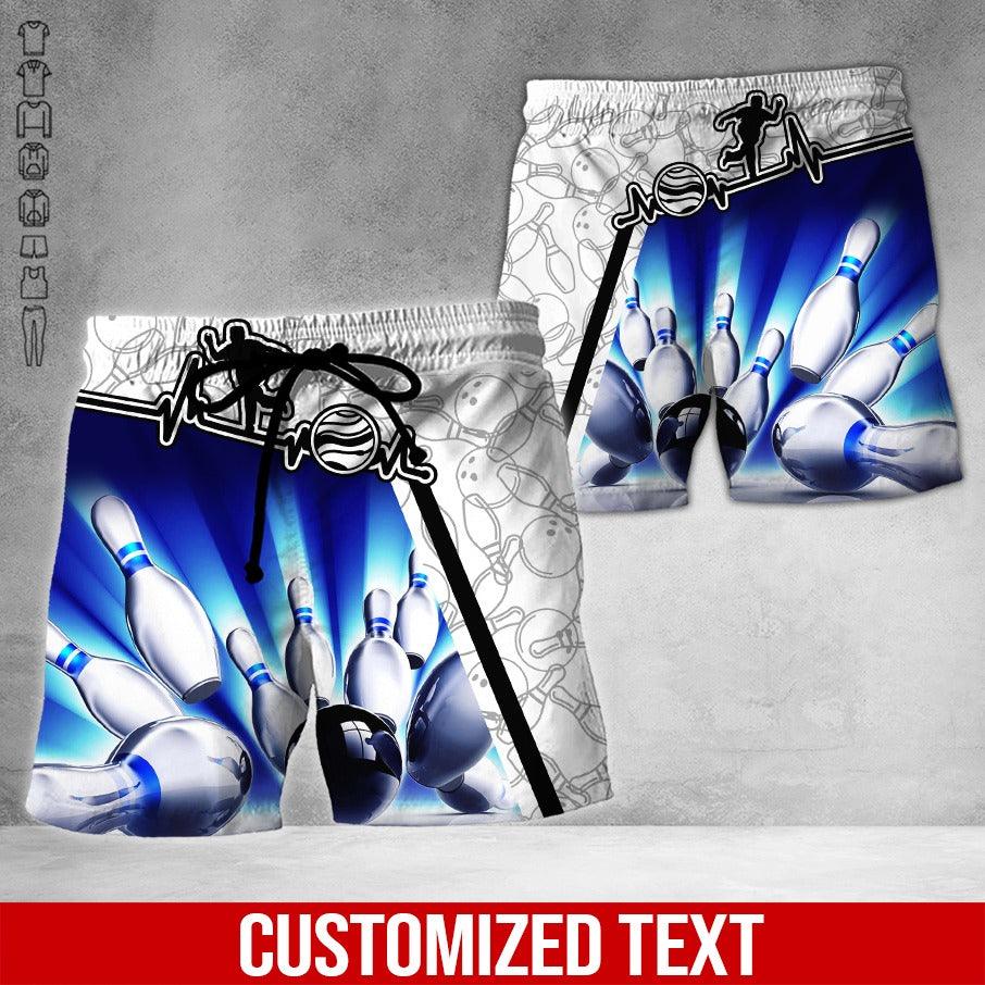 Custom Bowling Aloha Hawaiian Shirt - Men Playing Bowling And Bowling Pattern Personalized Name Hawaiian Shirt For Men & Women, Bowling Lover - Amzanimalsgift