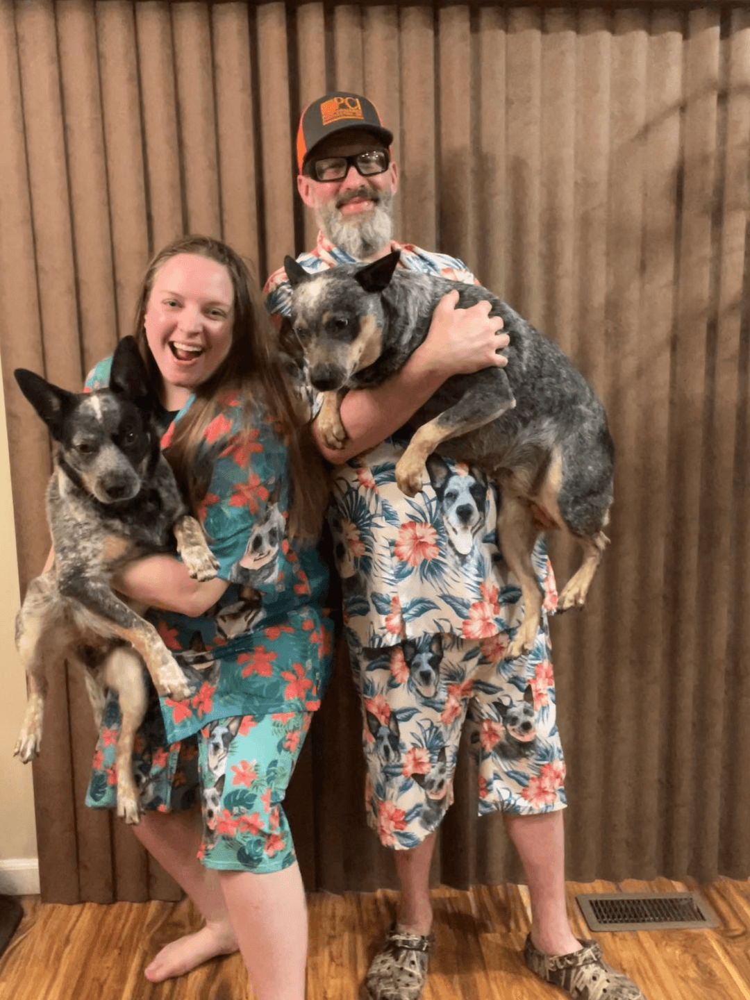 Custom Dog Face Hawaiian Shirt - Leaves & Flowers Pattern Mint Color Aloha Shirt - Personalized Hawaiian Shirt For Men & Women, Dog Lovers - Amzanimalsgift