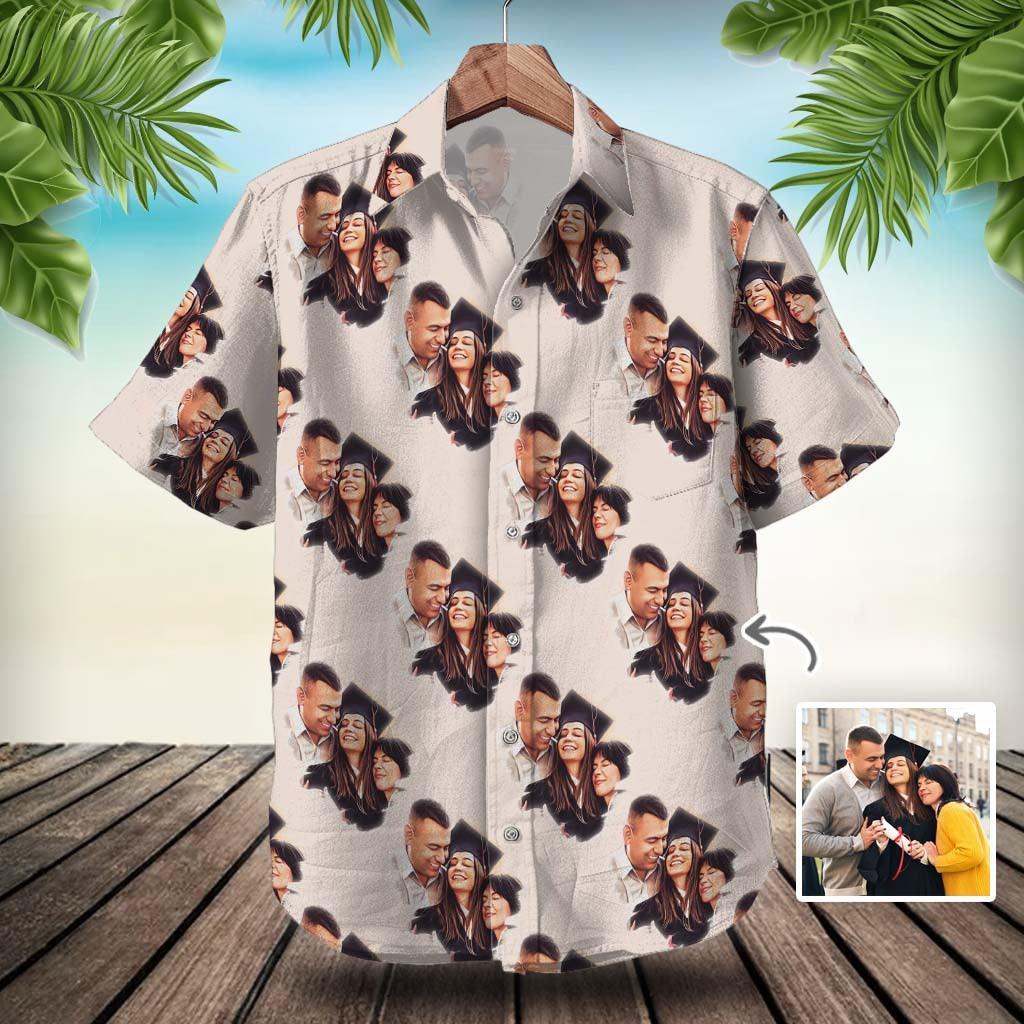 Custom Moments Aloha Hawaii Shirt - Custom Photo The Most Meaningful Moment Personalized Hawaiian Shirt For Summer - Perfect Gift For Friend, Family - Amzanimalsgift