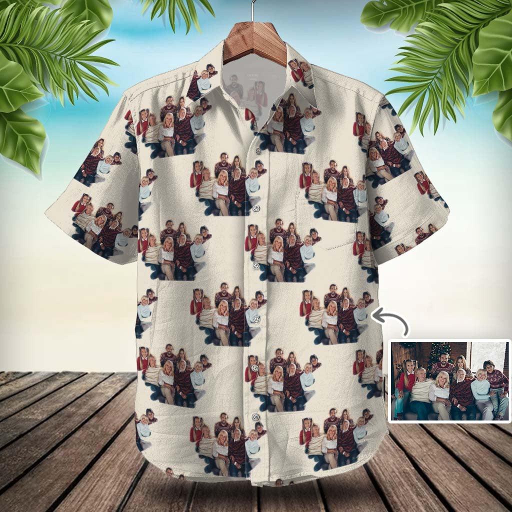 Custom Moments Aloha Hawaii Shirt - Custom Photo The Most Meaningful Moment Personalized Hawaiian Shirt For Summer - Perfect Gift For Friend, Family - Amzanimalsgift