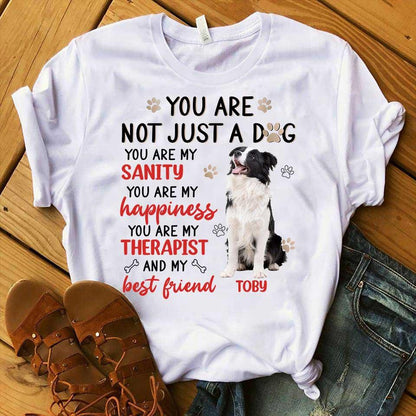 Custom Pet Dog Unisex T Shirt - Customize Name & Photo You Are Not Just a Dog Personalized Unisex T Shirt - Gift For Dog Lovers, Friend, Family - Amzanimalsgift