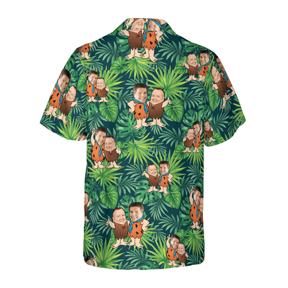 Customize Cartoon Aloha Hawaiian Shirt For Summer, Custom Photo Tropical Personalized Hawaiian Shirt For Men Women, Best Gift For Friend, Family, Team - Amzanimalsgift