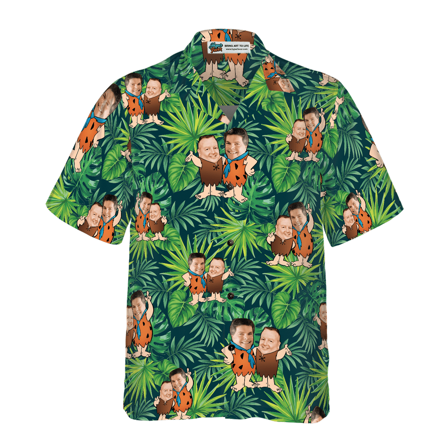 Customize Cartoon Aloha Hawaiian Shirt For Summer, Custom Photo Tropical Personalized Hawaiian Shirt For Men Women, Best Gift For Friend, Family, Team - Amzanimalsgift