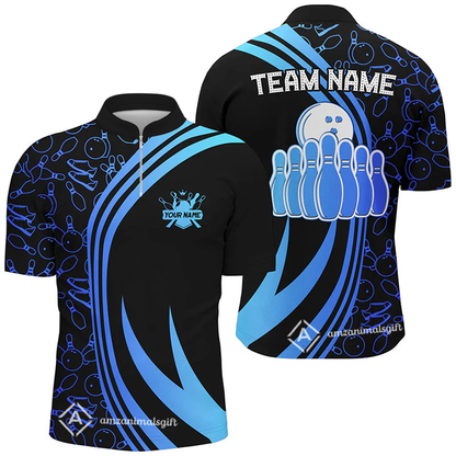 Customized Bowling Team Jersey Neon Multicolor Bowling Uniforms Jersey With Name And Team Name For Team League Bowlers