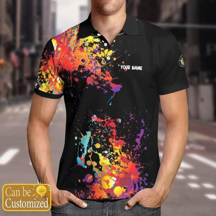 Customized Darts Polo Shirt, Best Shirt For Darts Players, Personalized Name Polo Shirt For Men - Perfect Gift For Darts Lovers, Darts Players - Amzanimalsgift