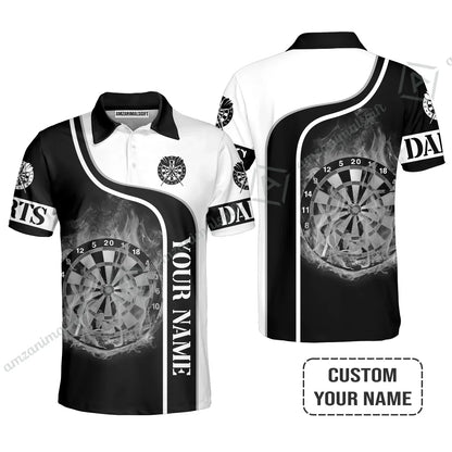 Customized Darts Sweatshirt, Personalized Darts Black And White Sweatshirt For Men And Women, Perfect Outfit For Darts Lovers, Darts Players