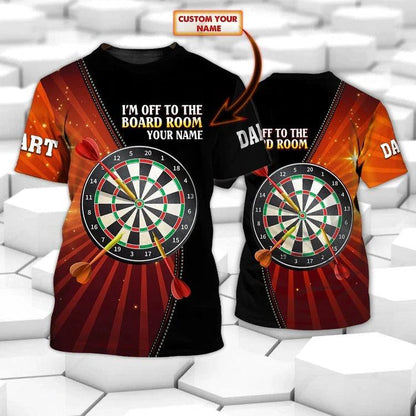 Customized Darts T Shirt, Darts Shirt For Men, Personalized Name T Shirt For Men - Perfect Gift For Darts Lovers, Darts Players - Amzanimalsgift
