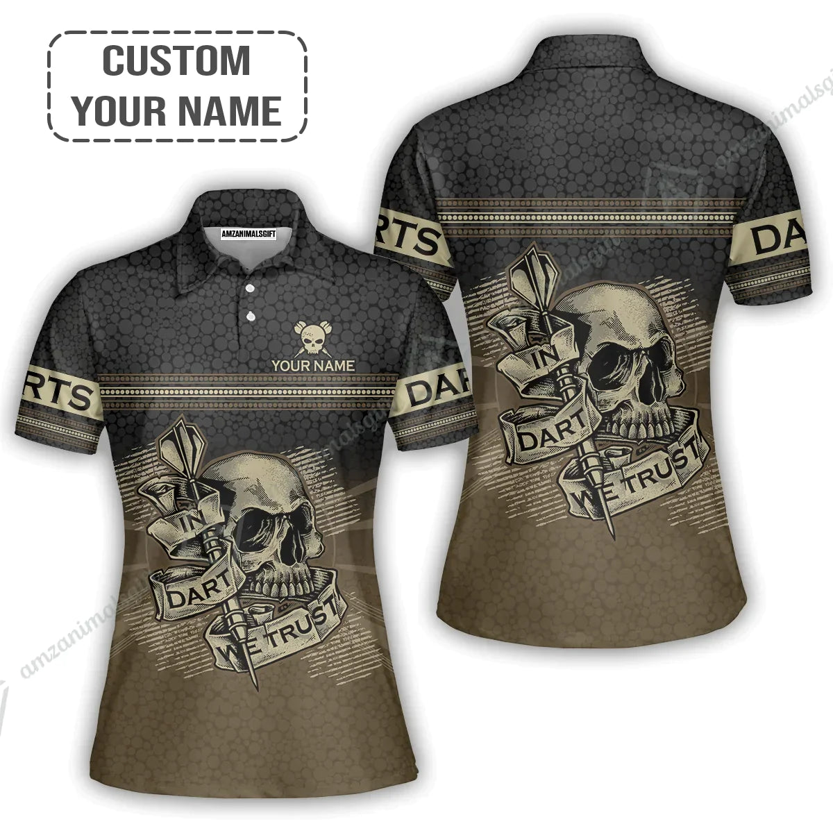 Customized Darts Hoodie, Darts Skull In Dart We Trust Shirt For Men And Women, Perfect Apparel For Darts Lovers, Darts Players