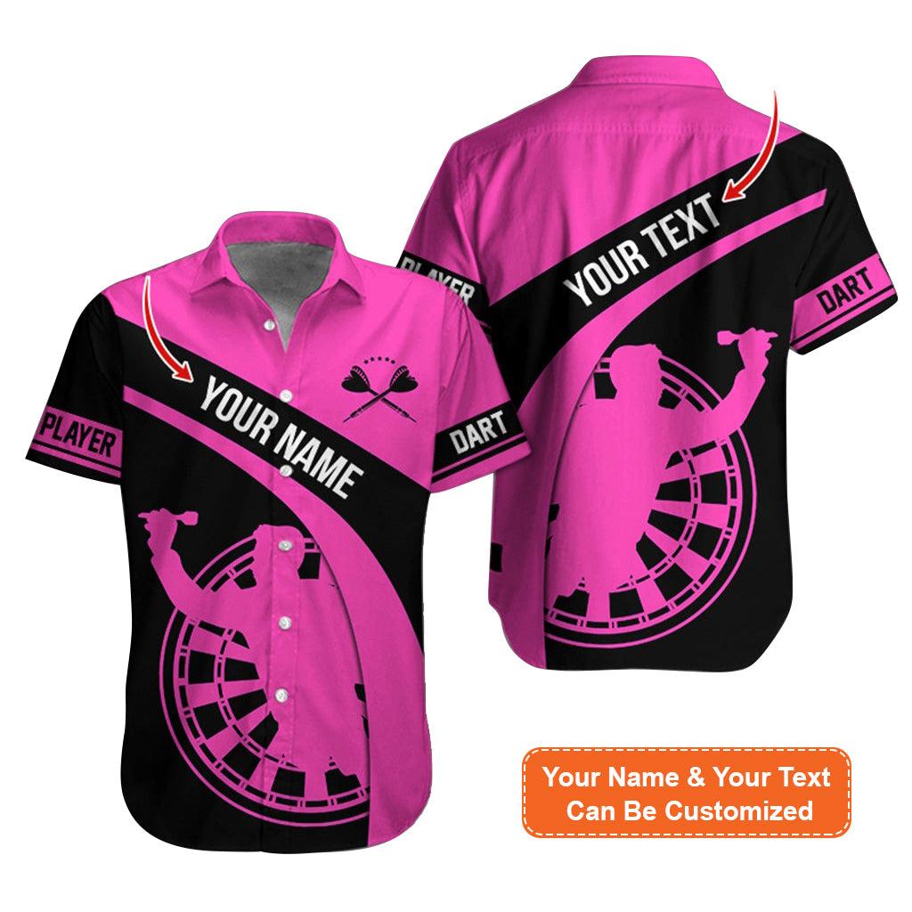 Customized Name & Text Darts Hawaiian Shirt, Darts Player Personalized Darts Hawaiian Shirts - Gift For Darts Lovers, Darts Players Uniforms - Amzanimalsgift