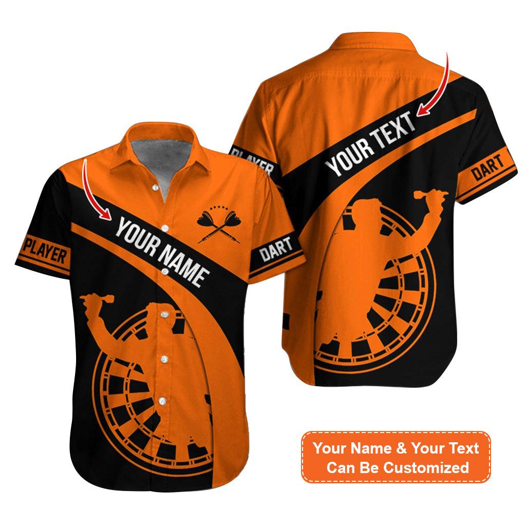 Customized Name & Text Darts Hawaiian Shirt, Darts Player Personalized Darts Hawaiian Shirts - Gift For Darts Lovers, Darts Players Uniforms - Amzanimalsgift