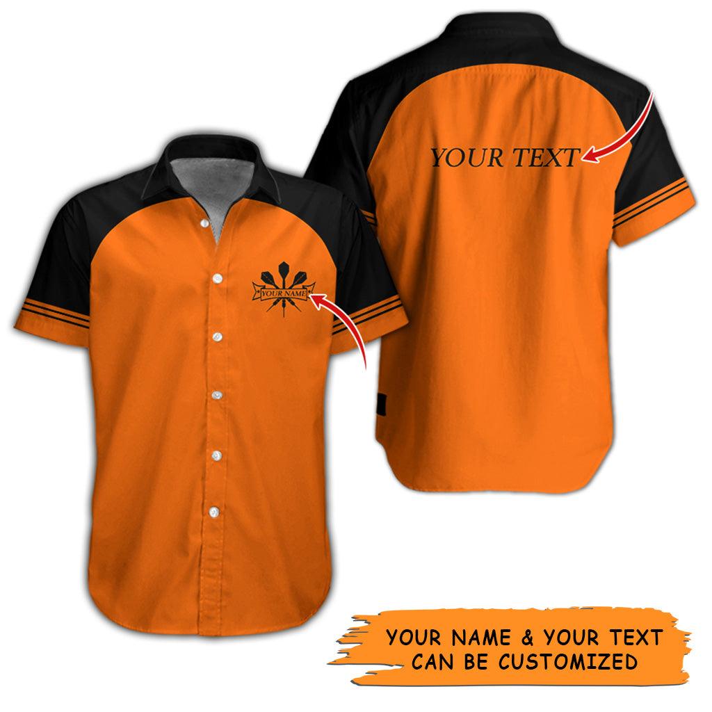 Customized Name & Text Darts Hawaiian Shirt, Personalized Darts Team Hawaiian Shirts - Gift For Darts Lovers, Darts Players Uniforms - Amzanimalsgift