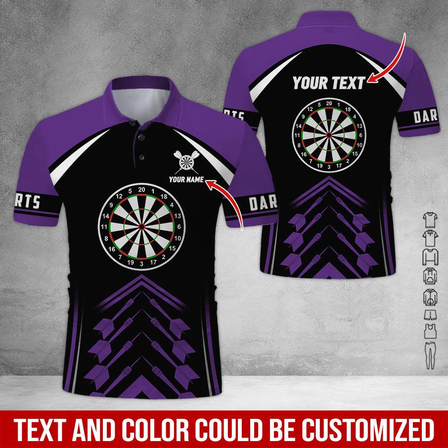 Customized Name & Text Darts Hawaiian Shirts, Personalized Name Darts Team Uniforms Aloha Shirt For Men & Women - Gift For Darts Lovers, Darts Players - Amzanimalsgift