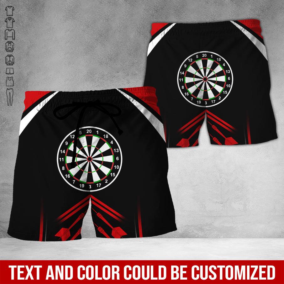 Customized Name & Text Darts Hawaiian Shirts, Personalized Name Darts Team Uniforms Aloha Shirt For Men & Women - Gift For Darts Lovers, Darts Players - Amzanimalsgift