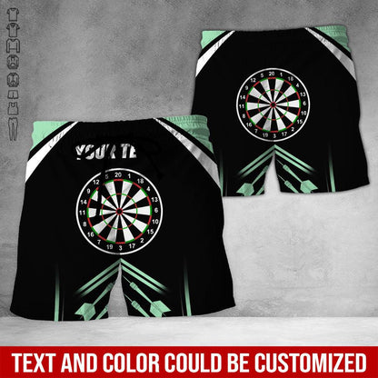 Customized Name & Text Darts Hawaiian Shirts, Personalized Name Darts Team Uniforms Aloha Shirt For Men & Women - Gift For Darts Lovers, Darts Players - Amzanimalsgift