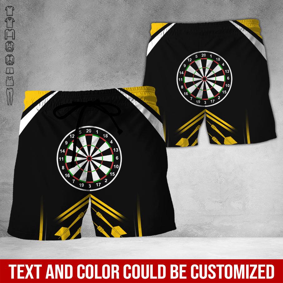 Customized Name & Text Darts Hawaiian Shirts, Personalized Name Darts Team Uniforms Aloha Shirt For Men & Women - Gift For Darts Lovers, Darts Players - Amzanimalsgift