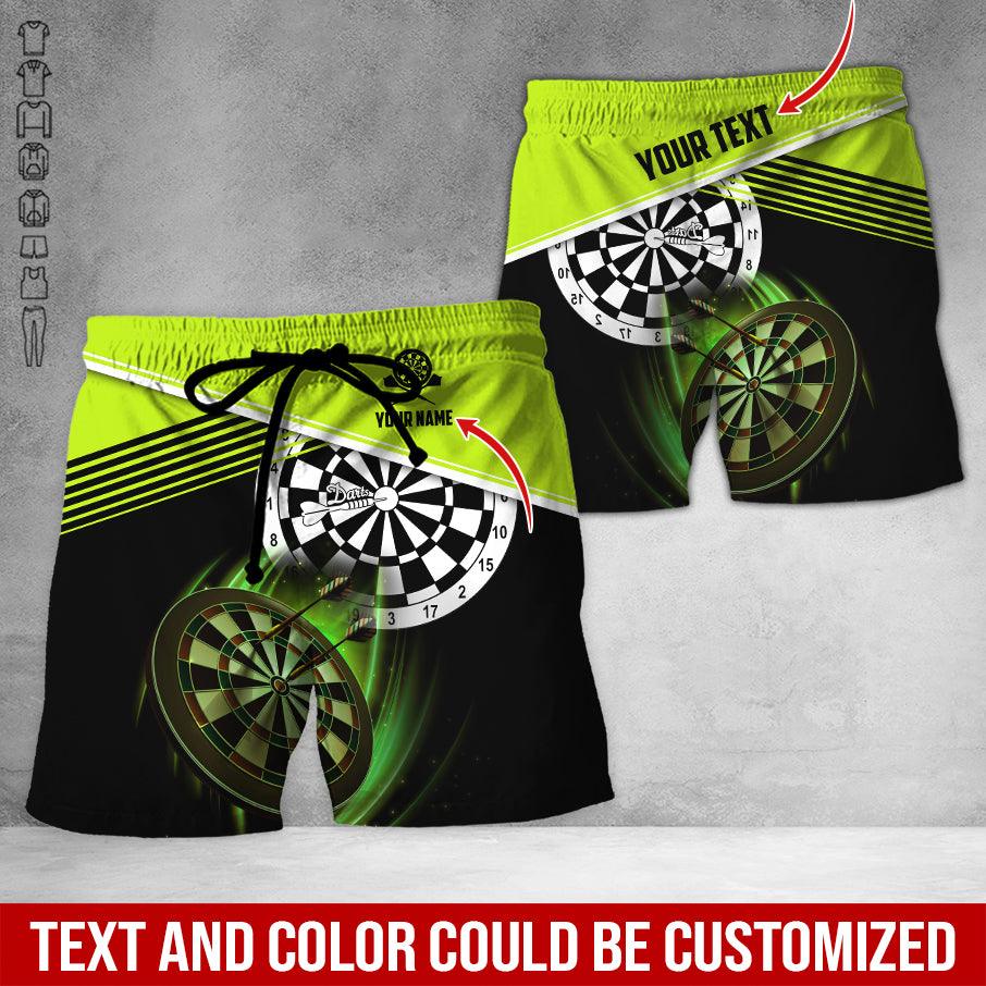 Customized Name & Text Darts Hawaiian Shirts, Personalized Name Darts Uniforms Aloha Shirt For Men & Women - Gift For Darts Lovers, Darts Team Players - Amzanimalsgift