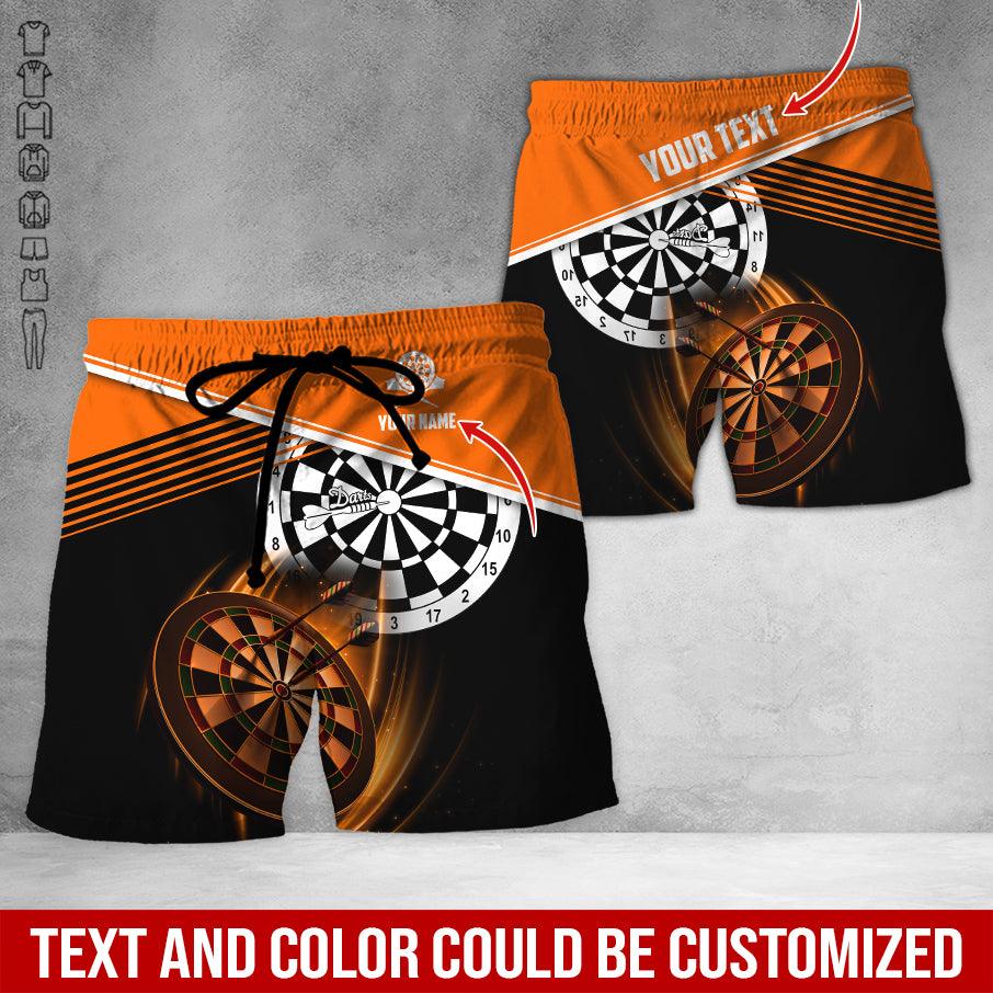 Customized Name & Text Darts Hawaiian Shirts, Personalized Name Darts Uniforms Aloha Shirt For Men & Women - Gift For Darts Lovers, Darts Team Players - Amzanimalsgift