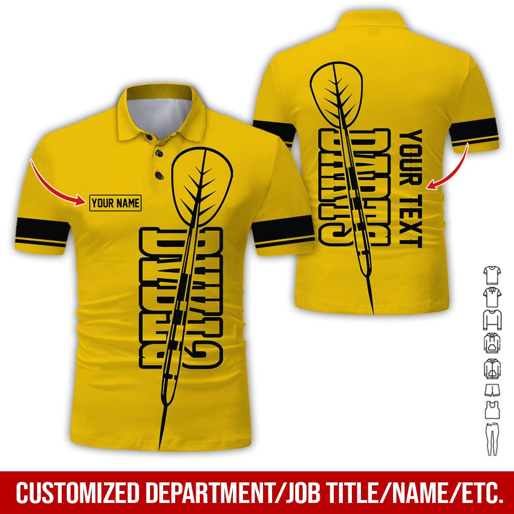 Customized Name & Text Darts Polo Shirt, Personalized Darts Team Polo Shirt For Men - Perfect Gift For Darts Lovers, Darts Team Players - Amzanimalsgift
