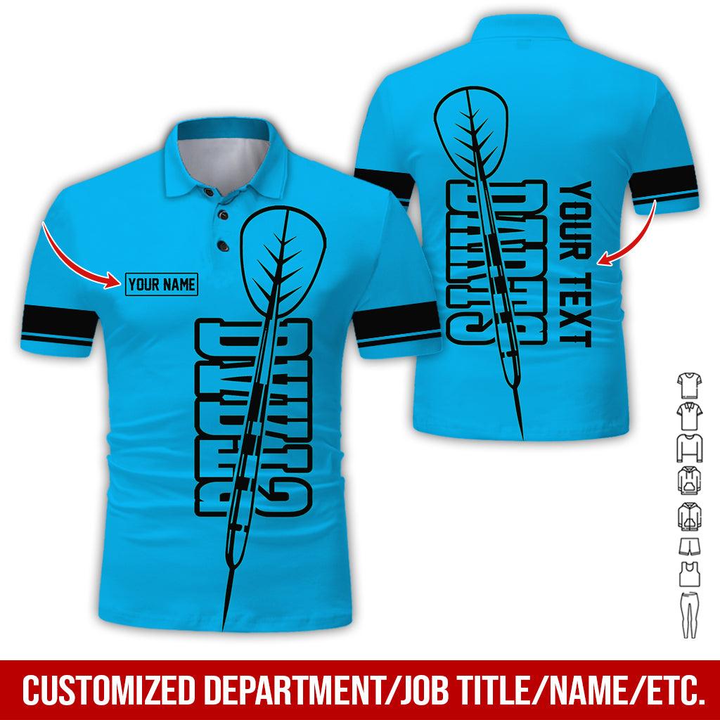 Customized Name & Text Darts Polo Shirt, Personalized Darts Team Polo Shirt For Men - Perfect Gift For Darts Lovers, Darts Team Players - Amzanimalsgift