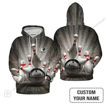 Customized Name Bowling Sweatshirt, Bowling Shirt For Men And Women, Bowling Team - Perfect Outfit For Bowling Lovers, Bowlers