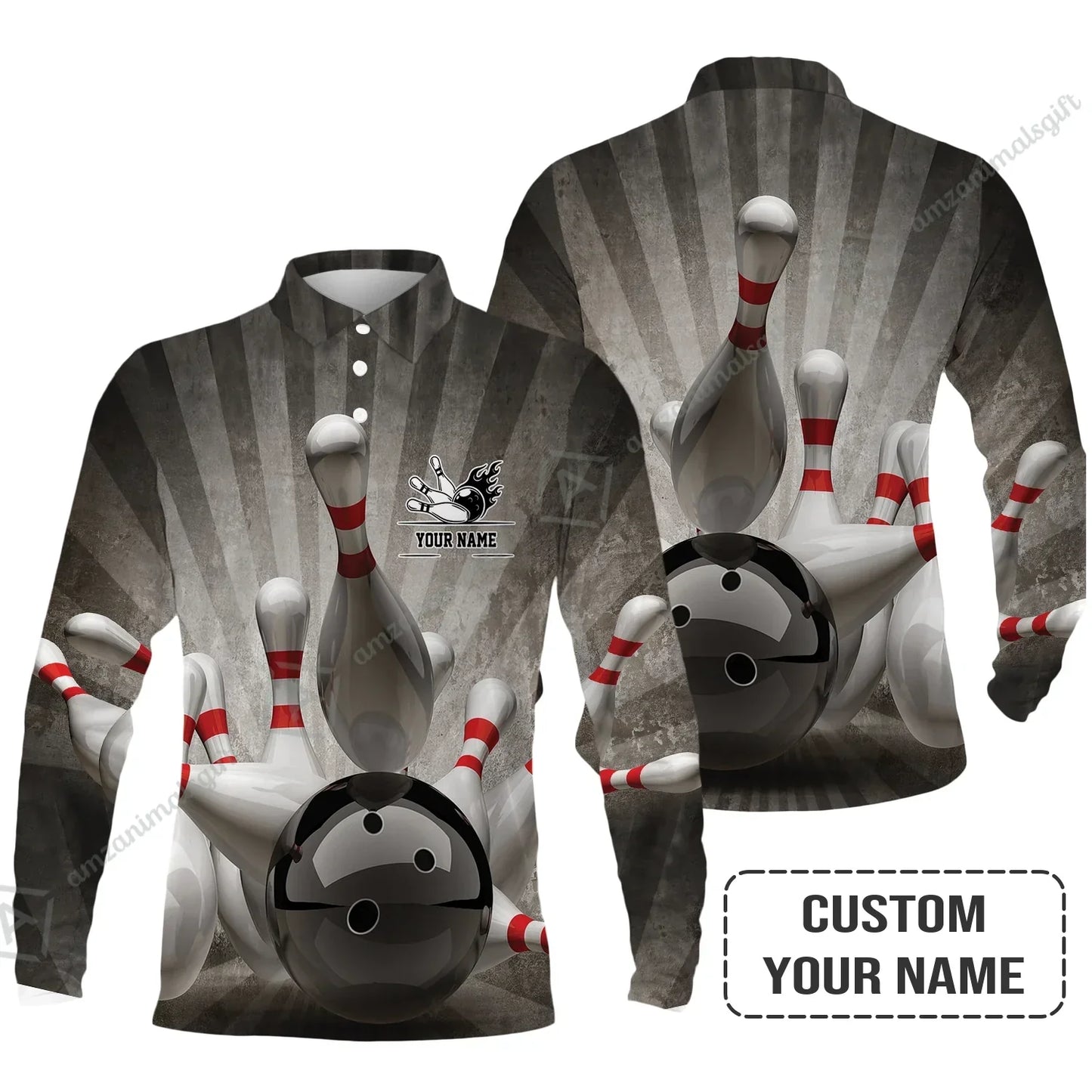 Customized Name Bowling Hawaiian Shirt, Bowling Apparel For Men And Women, Bowling Team - Perfect Outfit For Bowling Lovers, Bowlers