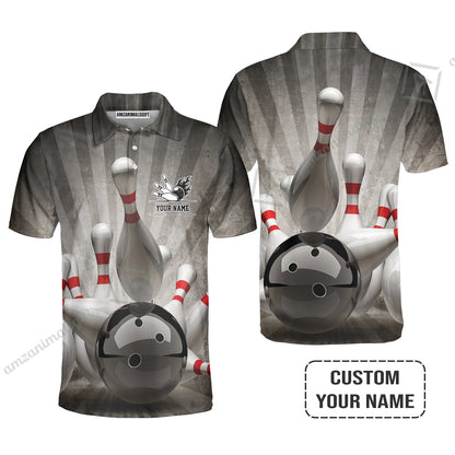 Customized Name Bowling Women Polo Shirt, Bowling Apparel For Men And Women, Bowling Team - Perfect Outfit For Bowling Lovers, Bowlers