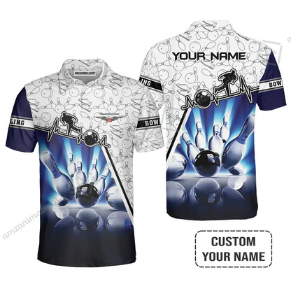 Customized Name Bowling Sweatshirts, Thunderbowl Lanes Unique Bowling Shirt For Men Women, Perfect Gift For Bowling Lovers, Bowlers