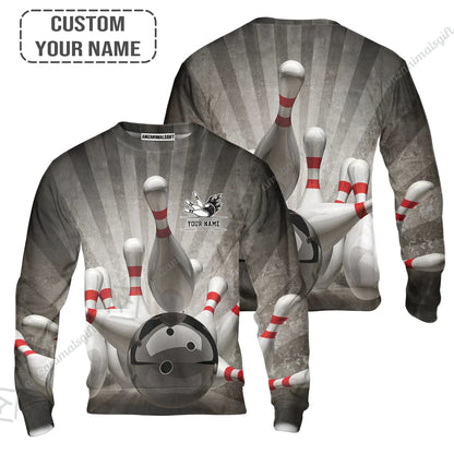 Customized Name Bowling Hoodie, Bowling Shirt For Men And Women, Bowling Team - Perfect Outfit For Bowling Lovers, Bowlers