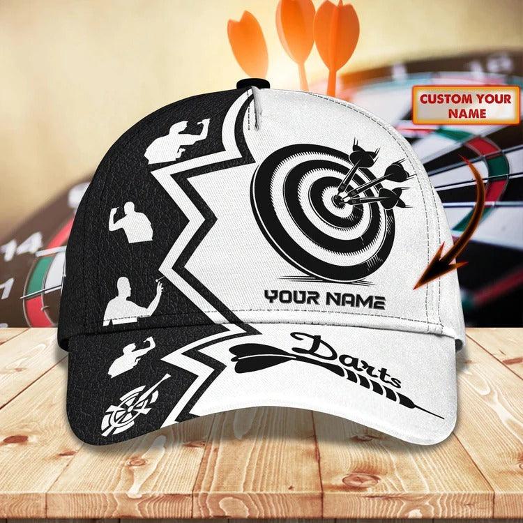 Customized Name Darts Classic Cap, Personalized Name To My Boy Daughter Darts Classic Cap, Darts Hat For Men - Perfect Gift For Darts Lovers, Darts Players - Amzanimalsgift