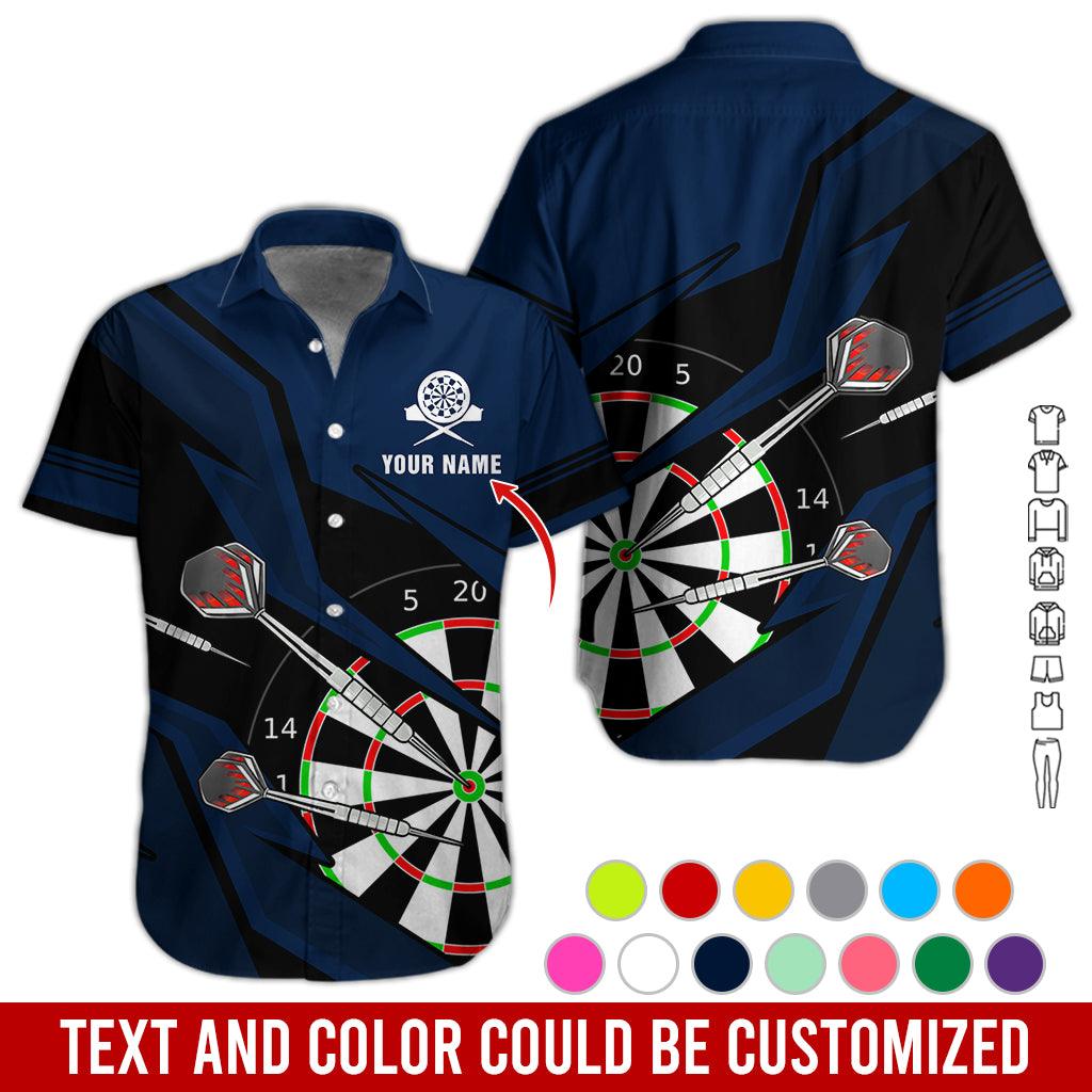 Customized Name Darts Hawaiian Shirt, Personalized Name Darts Hawaiian Shirts - Gift For Darts Lovers, Darts Players Uniforms - Amzanimalsgift