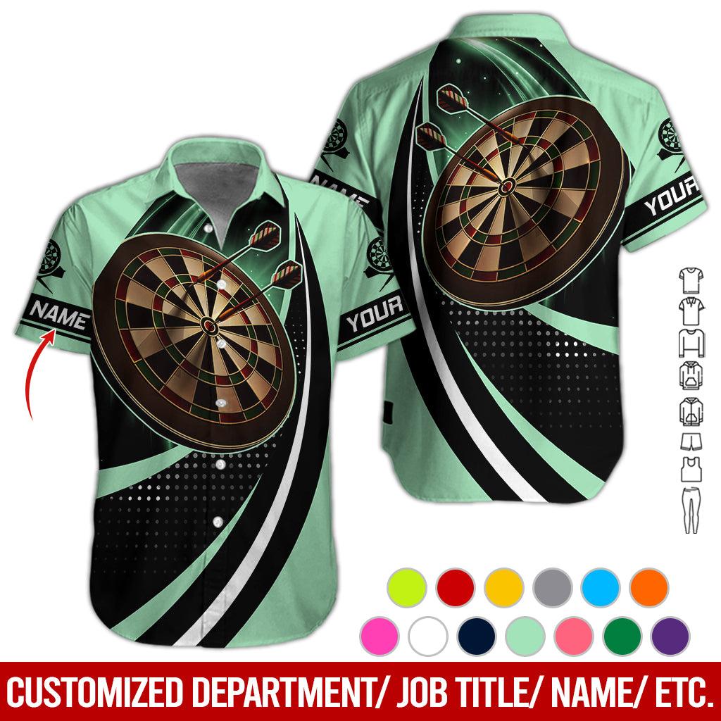 Darts Hawaiian Shirt Custom Name Dartboard Uniforms Personalized Aloha  Hawaiian Shirts - Limotees