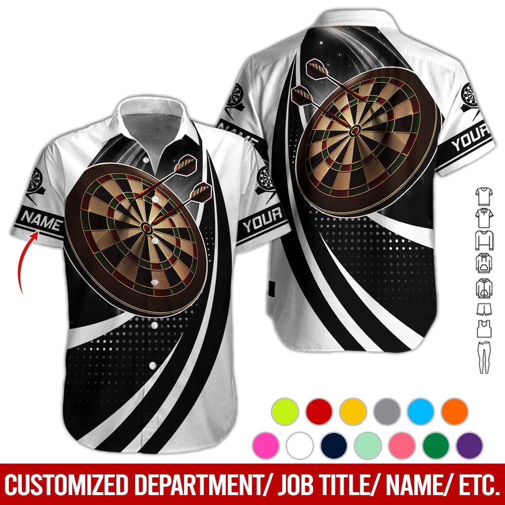Customized Name Darts Hawaiian Shirt, Personalized Name Darts Hawaiian Shirts - Gift For Darts Lovers, Darts Players Uniforms - Amzanimalsgift