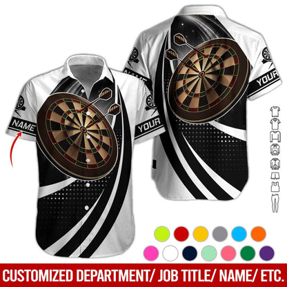Customized Name Darts Hawaiian Shirt, Personalized Name Darts Hawaiian Shirts - Gift For Darts Lovers, Darts Players Uniforms - Amzanimalsgift