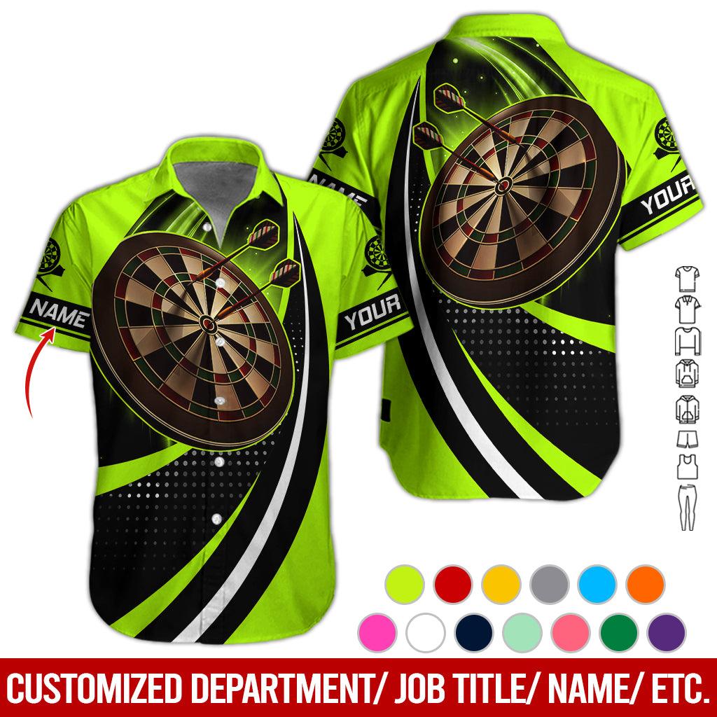 Customized Name Darts Hawaiian Shirt, Personalized Name Darts Hawaiian Shirts - Gift For Darts Lovers, Darts Players Uniforms - Amzanimalsgift