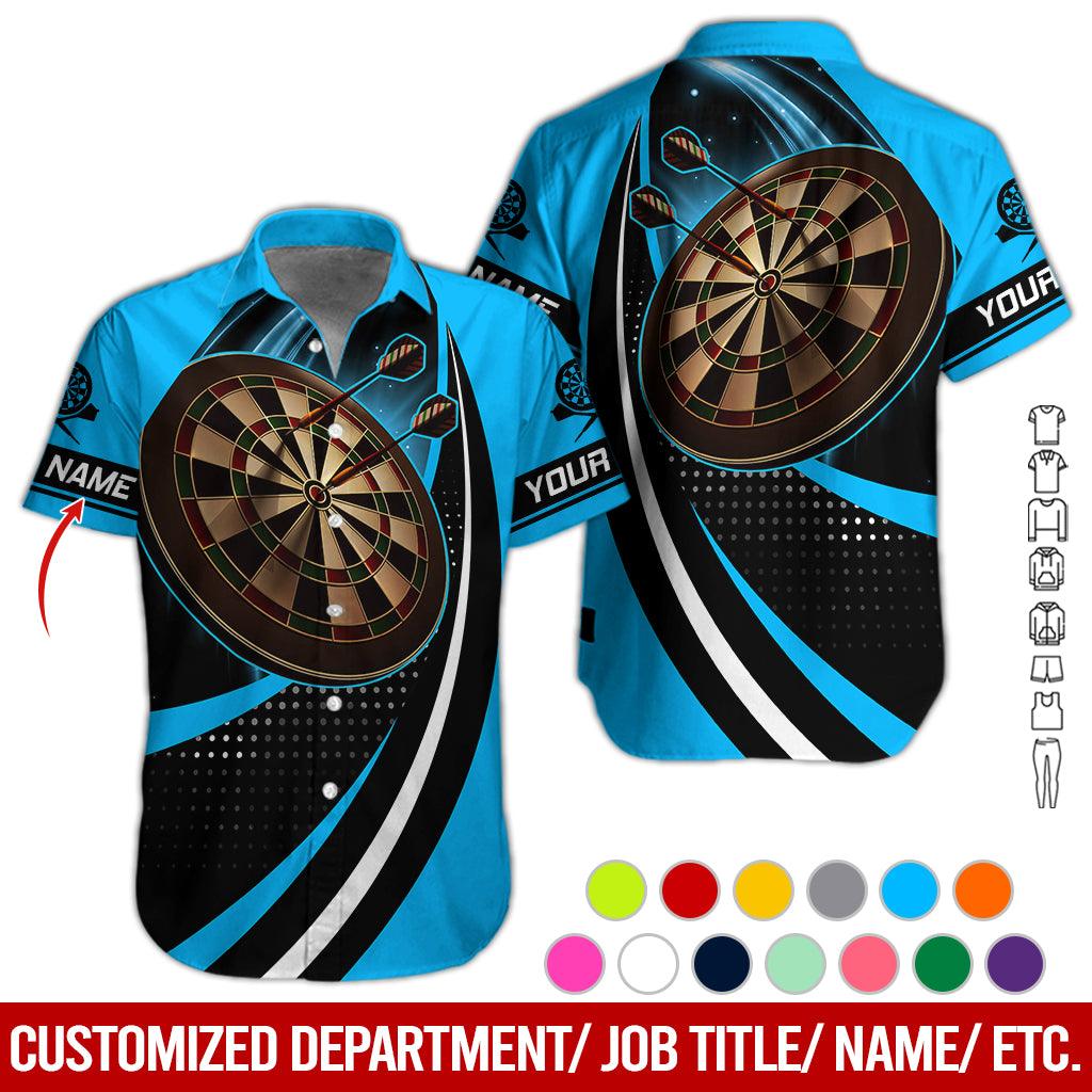 Customized Name Darts Hawaiian Shirt, Personalized Name Darts Hawaiian Shirts - Gift For Darts Lovers, Darts Players Uniforms - Amzanimalsgift