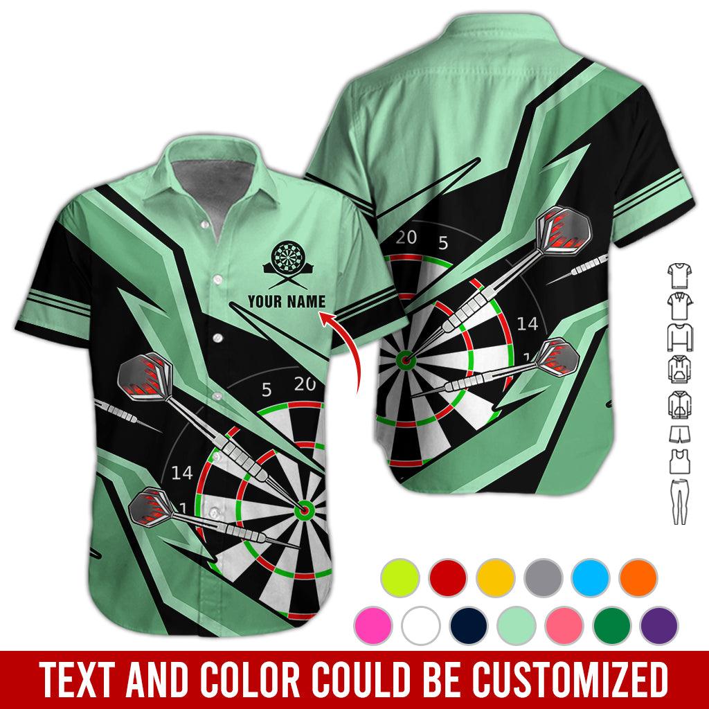 Customized Name Darts Hawaiian Shirt, Personalized Name Darts Hawaiian Shirts - Gift For Darts Lovers, Darts Players Uniforms - Amzanimalsgift