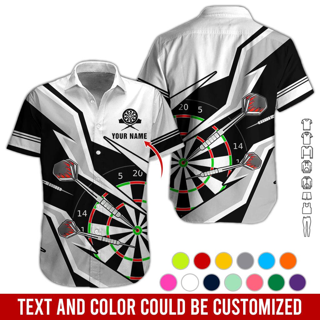 Customized Name Darts Hawaiian Shirt, Personalized Name Darts Hawaiian Shirts - Gift For Darts Lovers, Darts Players Uniforms - Amzanimalsgift