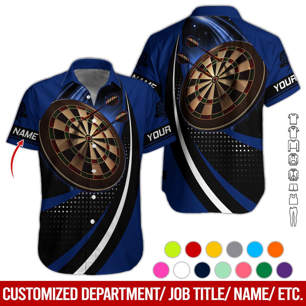 Customized Name Darts Hawaiian Shirt, Personalized Name Darts Hawaiian Shirts - Gift For Darts Lovers, Darts Players Uniforms - Amzanimalsgift