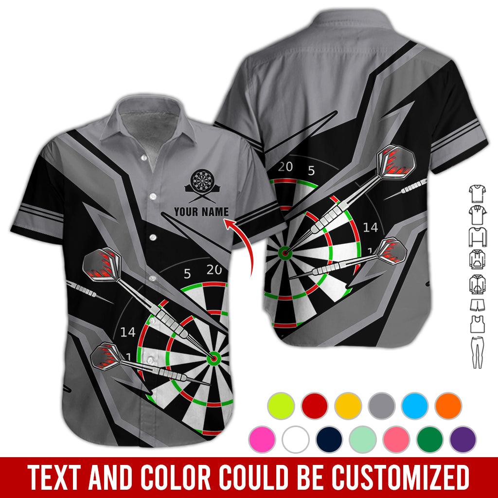 Customized Name Darts Hawaiian Shirt, Personalized Name Darts Hawaiian Shirts - Gift For Darts Lovers, Darts Players Uniforms - Amzanimalsgift