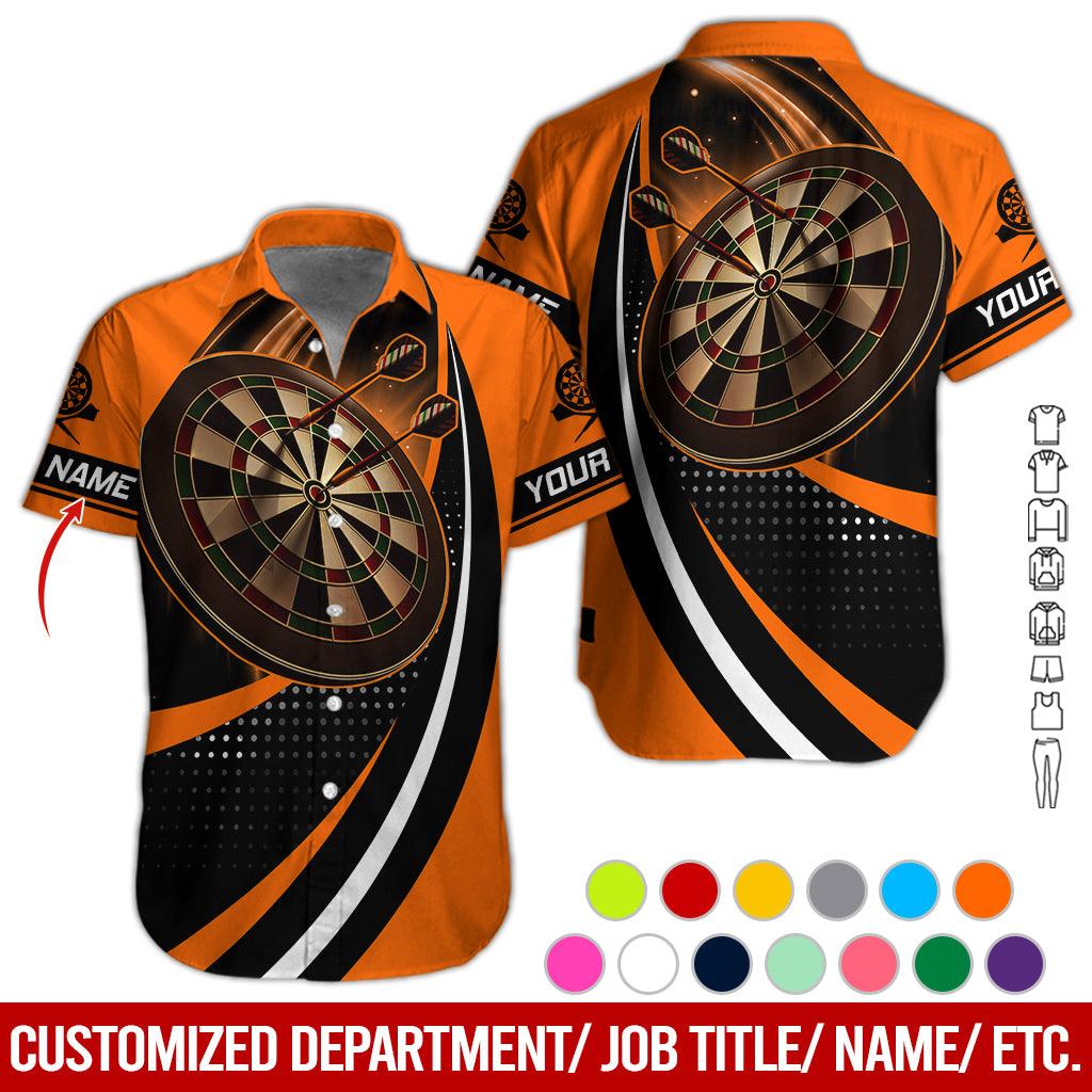 Customized Name Darts Hawaiian Shirt, Personalized Name Darts Hawaiian Shirts - Gift For Darts Lovers, Darts Players Uniforms - Amzanimalsgift