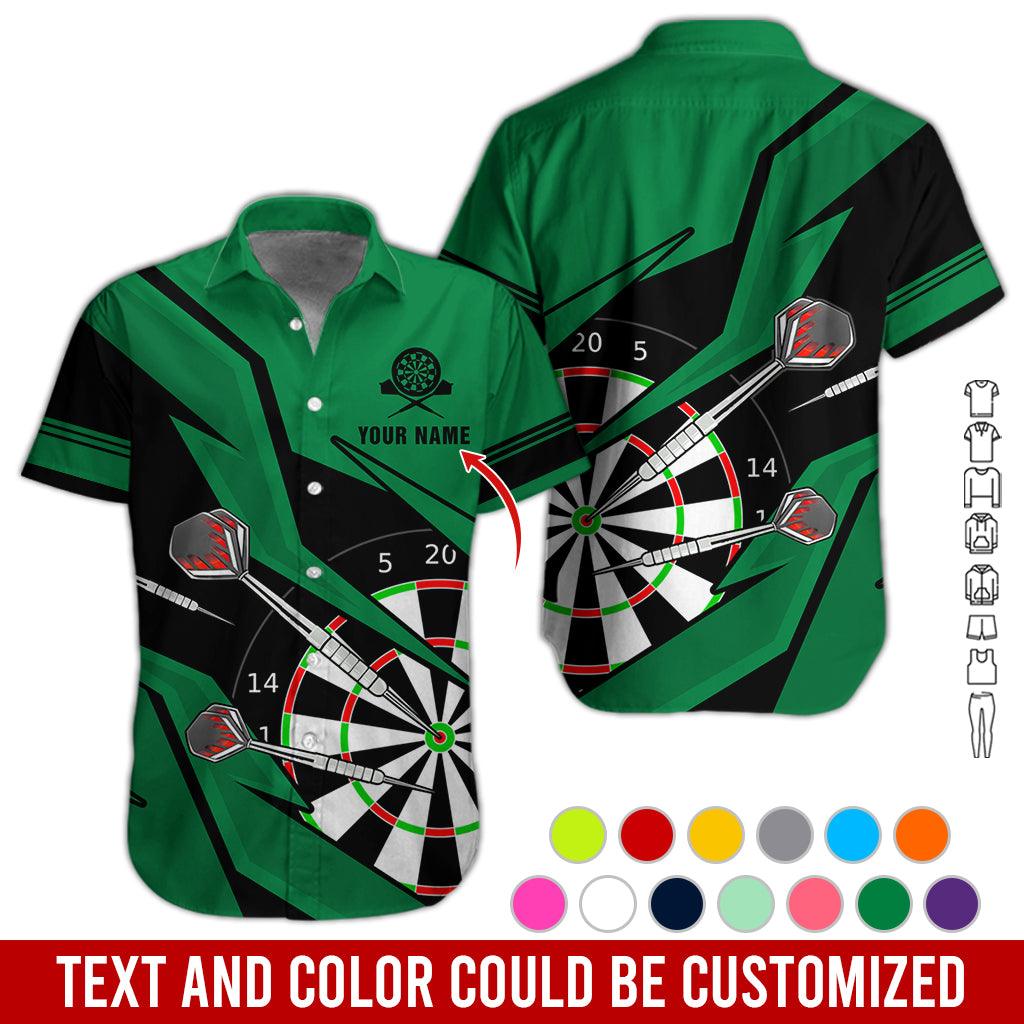 Customized Name Darts Hawaiian Shirt, Personalized Name Darts Hawaiian Shirts - Gift For Darts Lovers, Darts Players Uniforms - Amzanimalsgift
