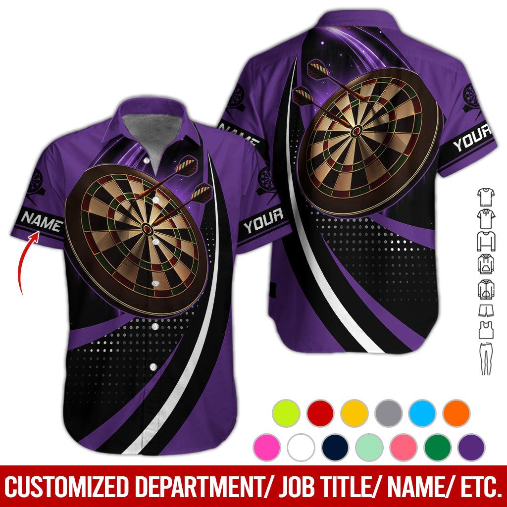 Customized Name Darts Hawaiian Shirt, Personalized Name Darts Hawaiian Shirts - Gift For Darts Lovers, Darts Players Uniforms - Amzanimalsgift