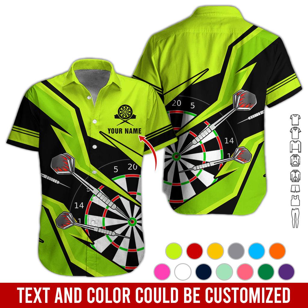 Customized Name Darts Hawaiian Shirt, Personalized Name Darts Hawaiian Shirts - Gift For Darts Lovers, Darts Players Uniforms - Amzanimalsgift