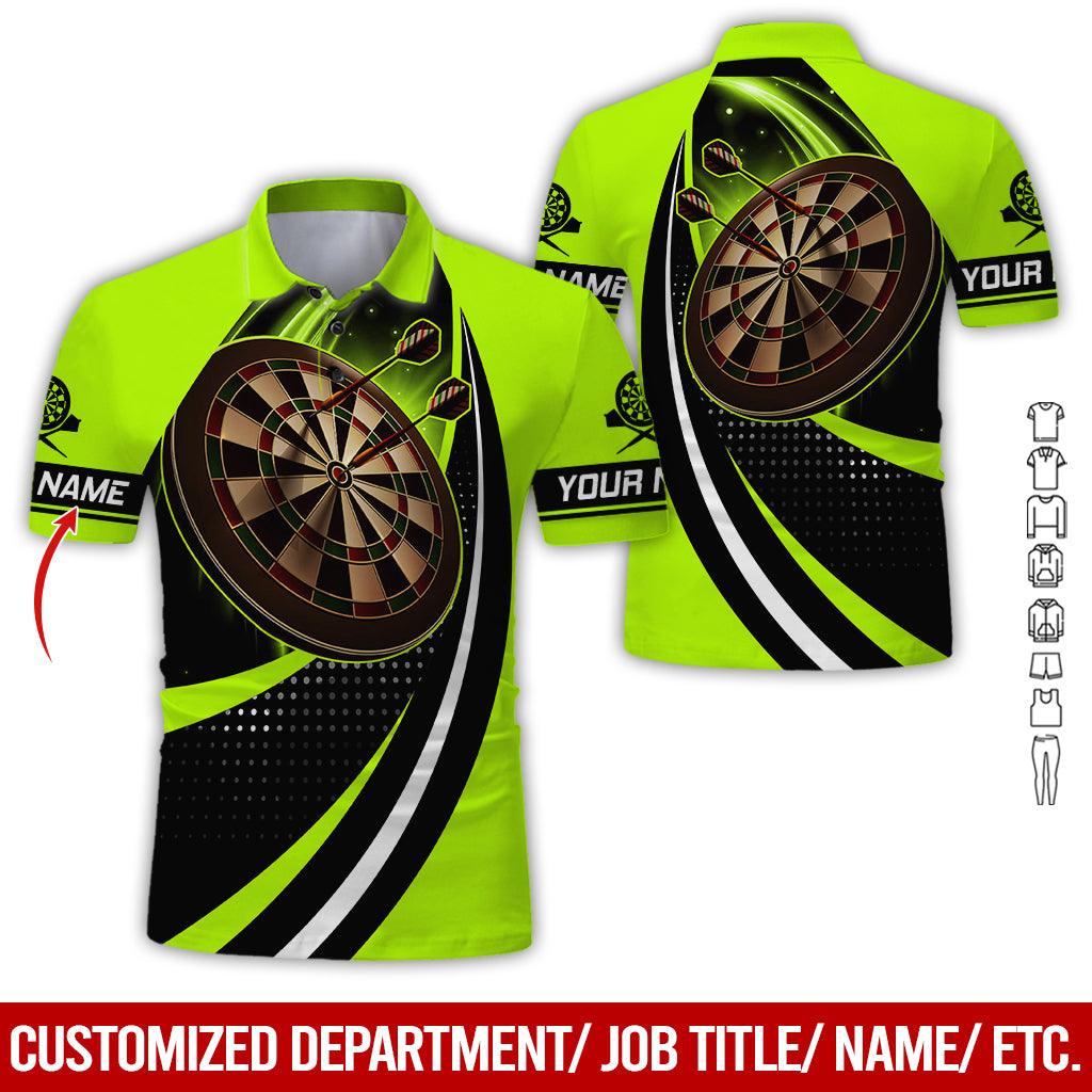 Customized Name Darts Polo Shirt, Darts Team Personalized Darts Polo Shirt For Men - Perfect Gift For Darts Lovers, Darts Players - Amzanimalsgift