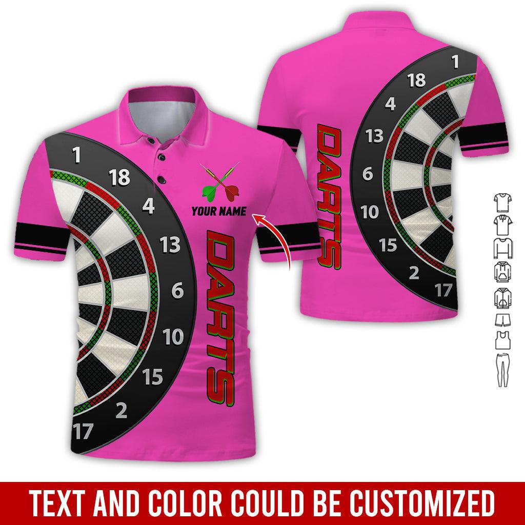 Customized Name Darts Polo Shirt, Personalized Name Darts Is My Love Polo Shirt For Men - Perfect Gift For Darts Lovers, Darts Players - Amzanimalsgift